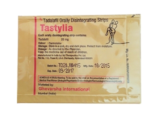 Tastylia medication package