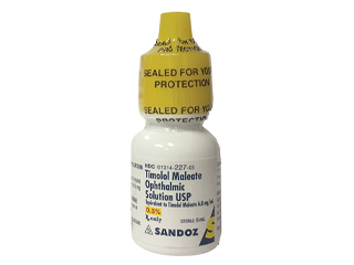 Timoptic medication package